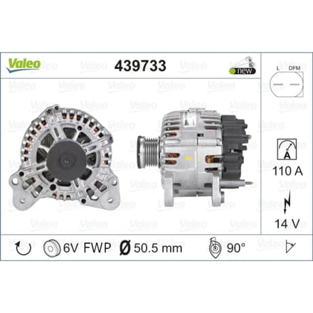 Driefasige generator VALEO ORIGINS NEW VALEO 439733