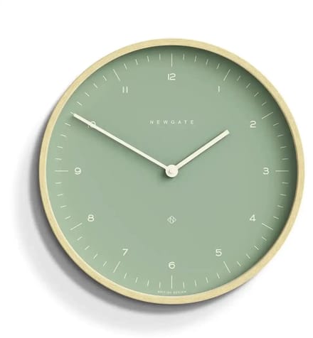 Newgate Mr Clarke wandklok groen 40cm