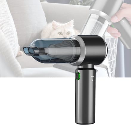 CLVP® Kruimeldief Draadloos - Auto Stofzuiger - Handstofzuiger - Zwart