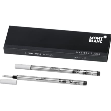 Montblanc vulling voor de fineliner, kleur mystery black (schrijfdikte medium)