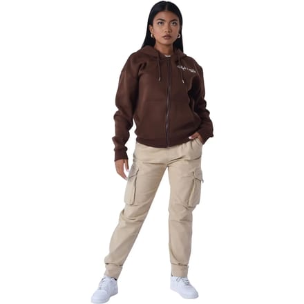 Sweatshirt damescapuchon met rits Project X Paris
