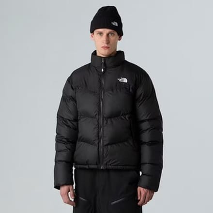The North Face gewatteerde heren winterjas zwart - Maat XS