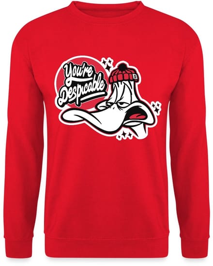 Looney Tunes Daffy Duck Despicable Sweater Heren