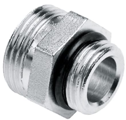 Dubbele nippel ½" buitendraad (met o-ring) x ¾" euroconus