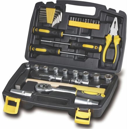 FIELDMANN FDG 5007-39R – Gereedschapset 39 delig – 3/8 aansluiting