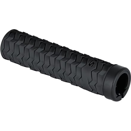 Merkloze Fietshandvatten Lock-on Zwart 135mm