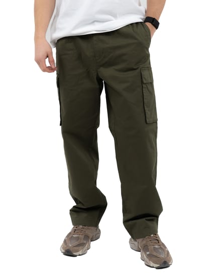 Calvin Klein Cotton Pull On Straight Pants Fatigue Taglia: S | Pantaloni cargo Outlet | Uomo
