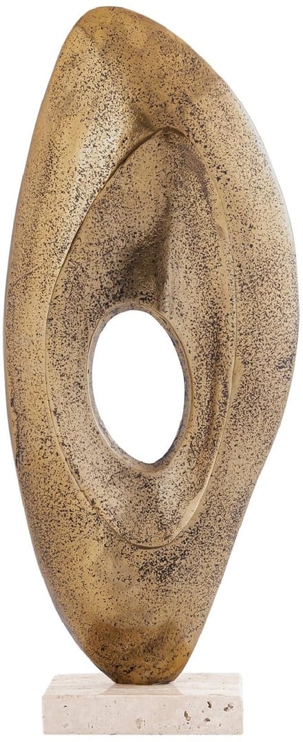 PTMD Deco Object Kellaine - 19x10x45 cm - Aluminium - Messing