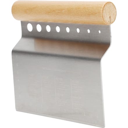Deegschraper Multifunctioneel Keukengereedschap Bakgereedschap met Handvat voor Deeg en Pizza gray