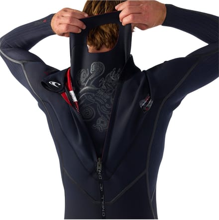2026 O'Neill Heren Hyperfreak Fire 4/3+mm Rug Ritssluiting Wetsuit 566