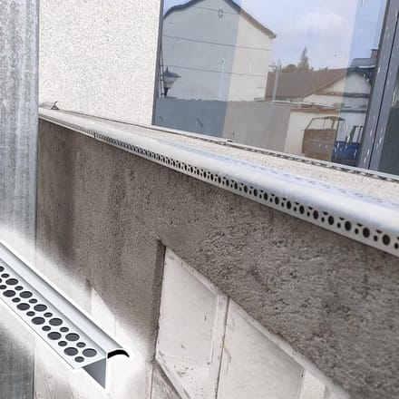 Druppelrand - Regenafvoer - Muren Beschermen - Verstelbare Lengte - Tot 9 meter - Zilver