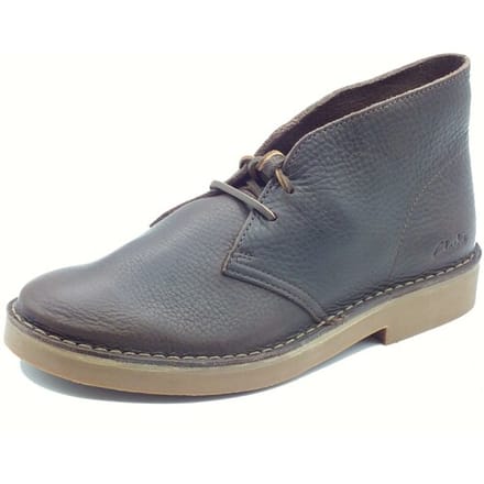 CLARKS Desert Bt Evo. Heren Veterschoenen - Dark Brown Lea