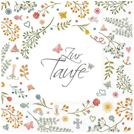 Servet "Zur Taufe"