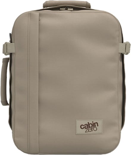 CabinZero Handbagage Reistas / Rugzak Combi - Classic Tech 28 - Beige