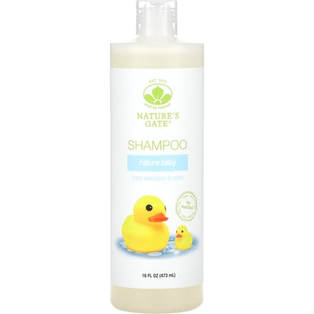 (Nature's Gate), Nature Baby, Shampoo & Was, 473ml(16 fl oz) white