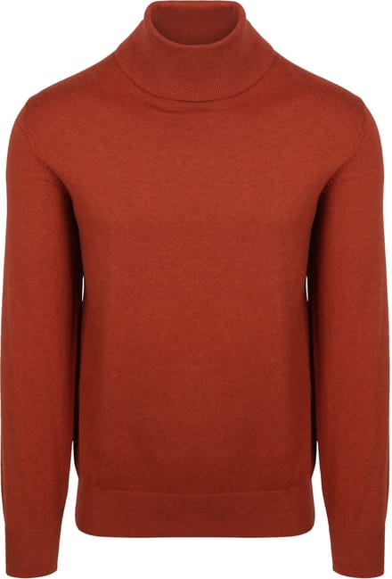 Steppin' Out Coltrui Cotton Cashmere Brique - Maat L - Heren - Pullovers