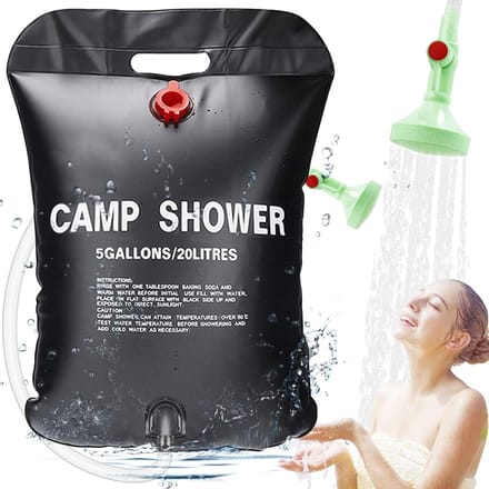 Zonne-Campingdouche 20L - Draagbare Douche voor Kamperen en Buitenactiviteiten