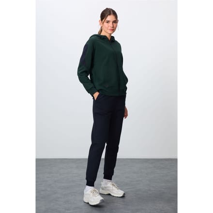 Oversized Hooded Zip Sweatshirt en Broekset