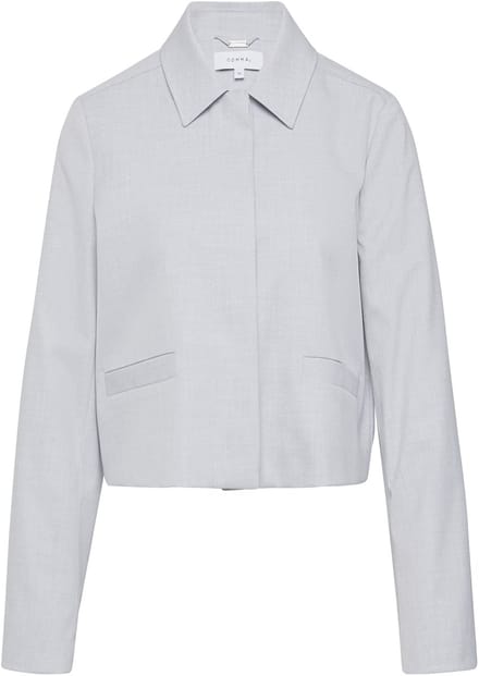 Blazer met overhemdkraag en knoopsluiting dames COMMA
