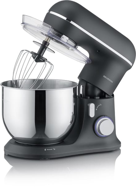 Severin KM 3899 Keukenmachine – 1200 W – 5,3 L RVS mengkom – Planetair mengsysteem