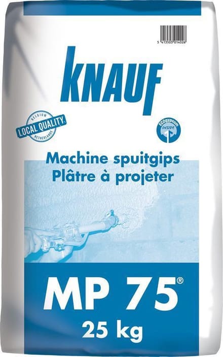 Knauf Spuitgips MP75 machinepleister 25 kg