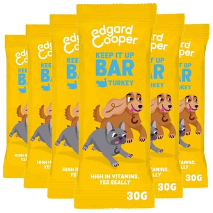 6x Edgard & Cooper Adult Bar Kalkoen 30 gr