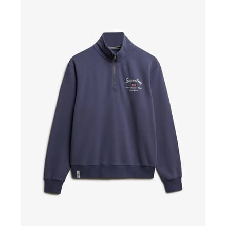 Dames sweatshirt met ronde hals en rits Superdry Athletic Essentials Graphic