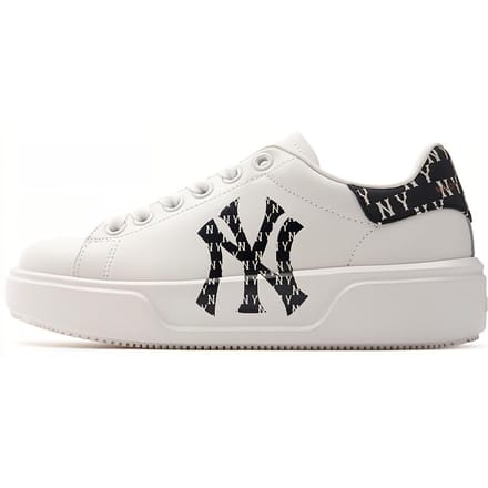 MLB Chunky Classic Bicolore Cuir de Vachette Confortables Décontractées Durables Baskets Basses Baskets Unisexes Blanc 3ASXCCH3N-50BKS 39 white