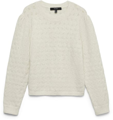 VERO MODA - VMDOFFY STITCH LS O-NECK PULLOVER NOOS - Dames - Gebreide truien