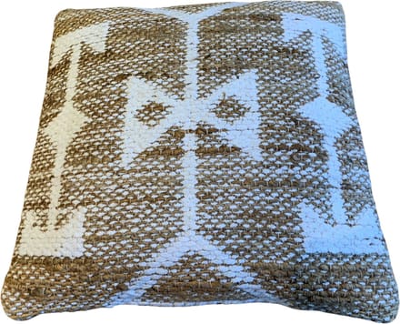 Rocaflor-Kussen-Jute-Chenille-Wit-Vierkant-50x50cm