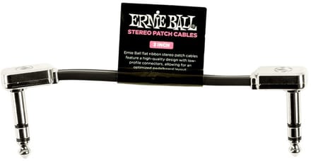 Ernie Ball 6407 Flat Ribbon Patchkabel Stereo 7.5cm