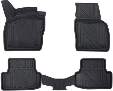 Rubbermatten Skoda Kamiq 2019-heden (complete set) - Premium carbonlook