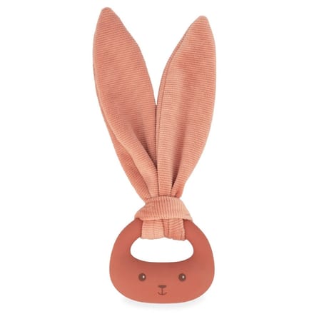 Kaloo Lapinoo – Bijtring Konijn - Terracotta kleur