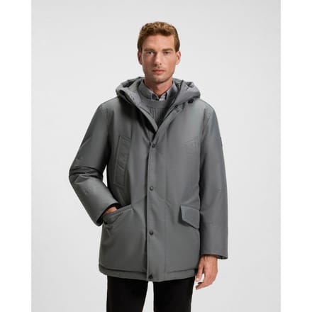 Relaxed fit parka met capuchon, model 'OSIASS1'