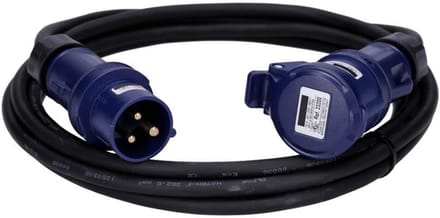 CEE-verlengkabel 5 meter 16A 230V IP44