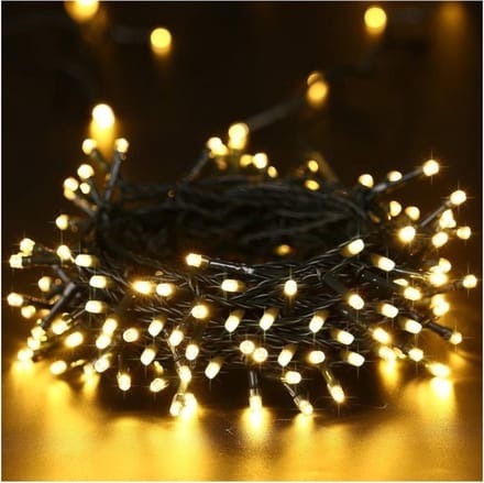 Kerst verlichting op zonne energie 200 LED warm wit