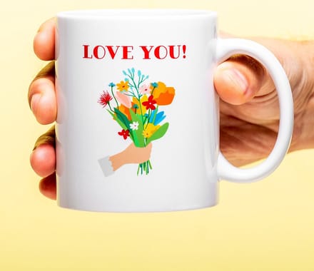 Mok Love You van Ditverzinjeniet.nl