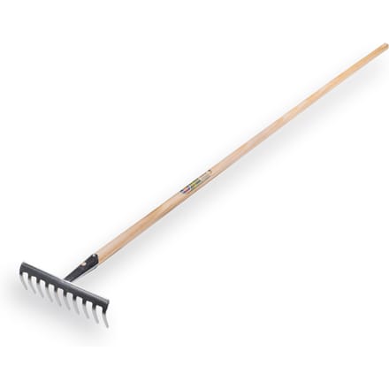 Tuinhark 12 tands | verzinkt | met steel