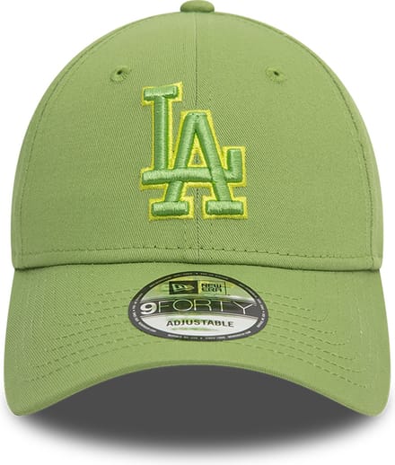 New Era LA Dodgers MLB Team Outline Green 9FORTY Adjustable Cap
