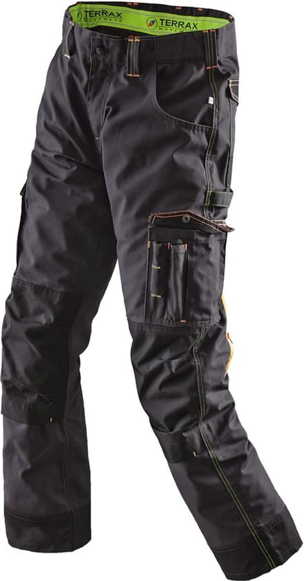 Terrax Workwear Zwarte/lichtmet-broek