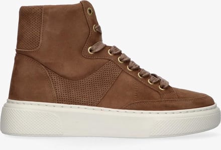 Tango | Alex 12-b brown kid suede sneaker - bone white sole | Maat: 38