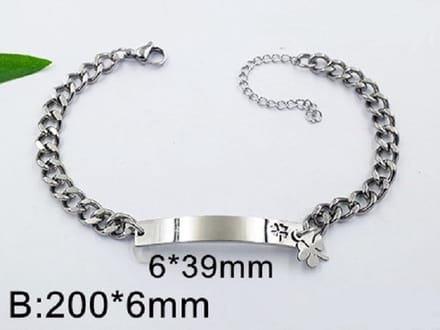 Armband 4465 - GRATIS graveren met naam-(Lees beschrijving aub)
