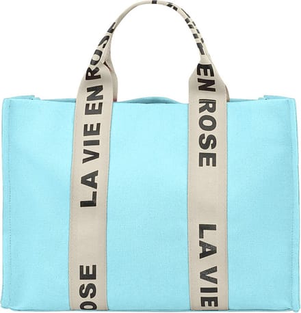 La vie en rose shopper - Blauw - dames - 16 x 31 x 41