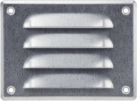 Ventilatierooster Gegalvaniseerd 140 x 105 mm - Metaal met Knaagdierbescherming