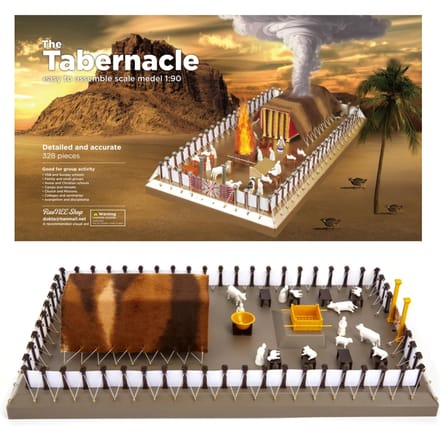 RaoNEE Het Tabernakel Modelbouwkit Les- en Leermiddel Eenvoudig te Monteren Schaalmodel Oude Testament model - - 190 -