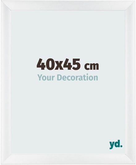 Your Decoration - Fotolijst 40x45 cm - MDF - Wit Hoogglans - Pisa
