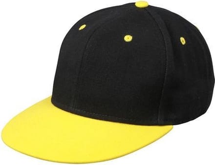 Hiphop pet zwart/geel
