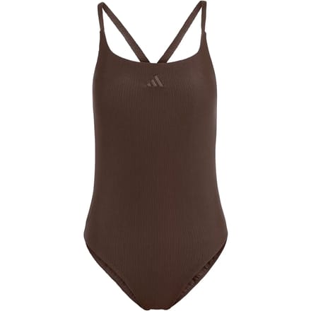 Adidas Performance 3-Stripes High Neck 2-Way Straps Peachsoft Badpak - Dames - Zwart