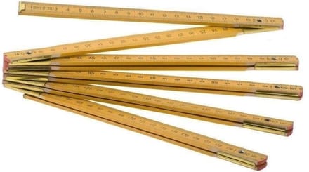 Opvouwbare duimstok - 2 meter - Hout