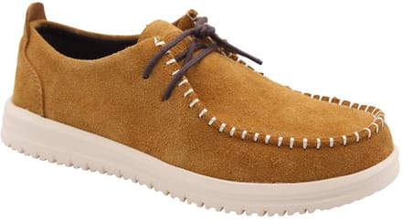 HEYDUDE - Wally NXT Moc Heren Mocassins Suede Spice Brown/Wood Ash - Maat 44